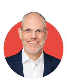 Henry Puhl, Chief Executive Officer, color overlay red with no border | TGW Logistics